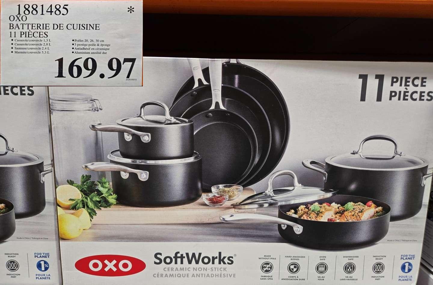 OXO BATTERIE DE CUISINE 11 PIECES at Costco