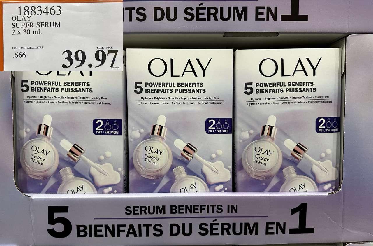 OLAY SUPER SERUM 2 X 30ML at Costco