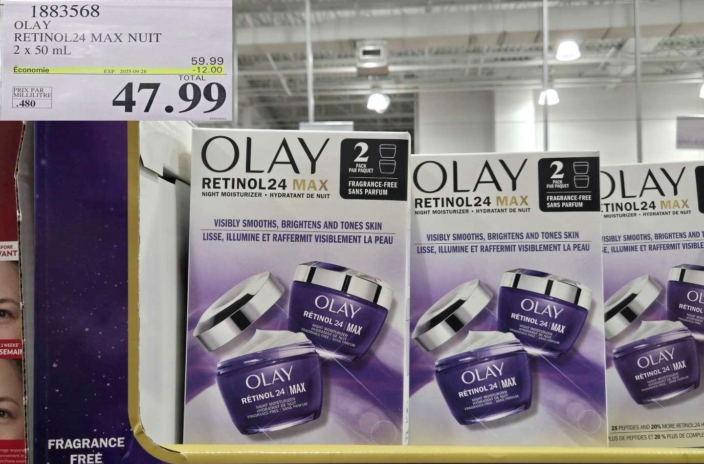 OLAY RETINOL24 MAX NUIT at Costco
