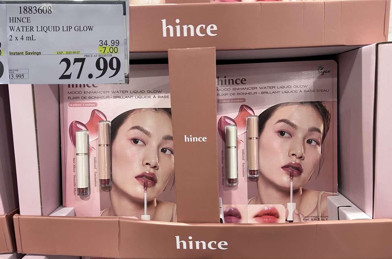 HINCE WATER LIQUID LIP GLOW 2 X 4ML at Costco