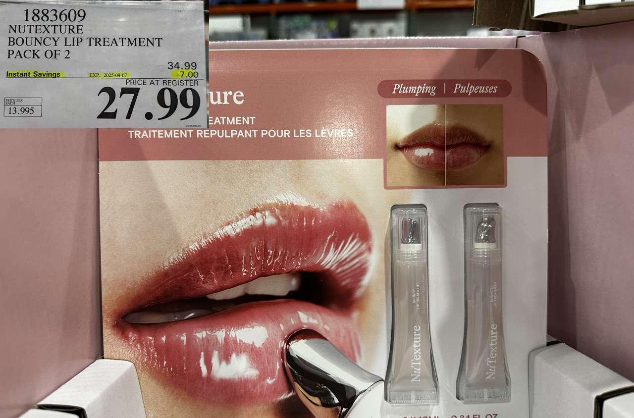 NUTEXTURE BOUNCY LIP TREATMENT 2 PACK at Costco