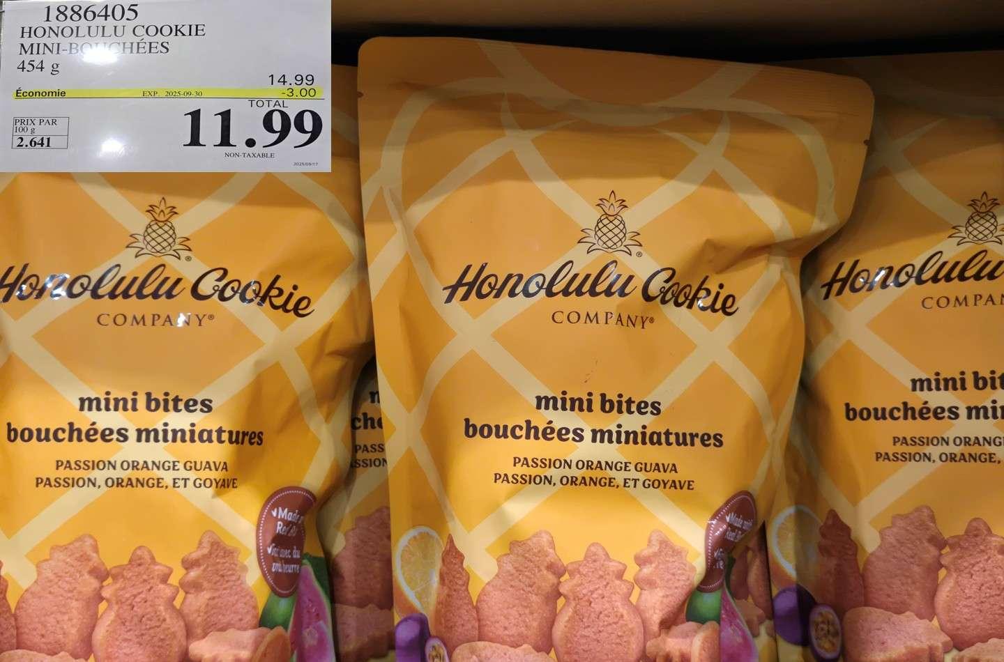 HONOLULU COOKIE MINI BOUCHEEES at Costco