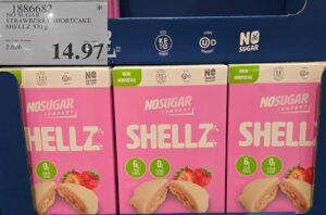 NO SUGAR STRAWBERRY SHORTCAKE SHELLZ 570G at Costco