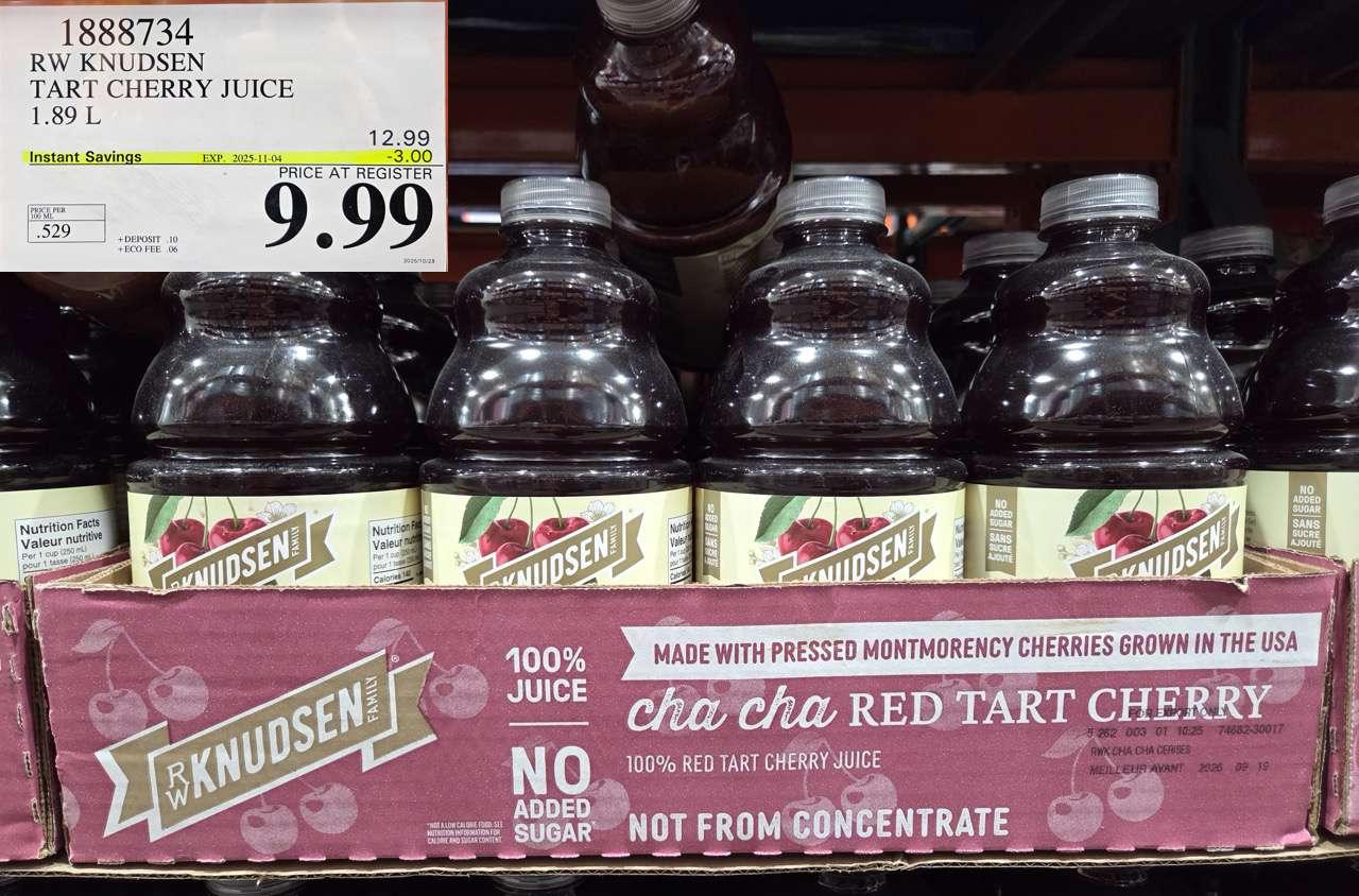 RW KNUDSEN TART CHERRY JUICE 1.89 L at Costco