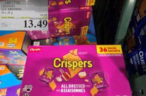 CRISPERS ALL DRESSED 36 X 28G at Costco
