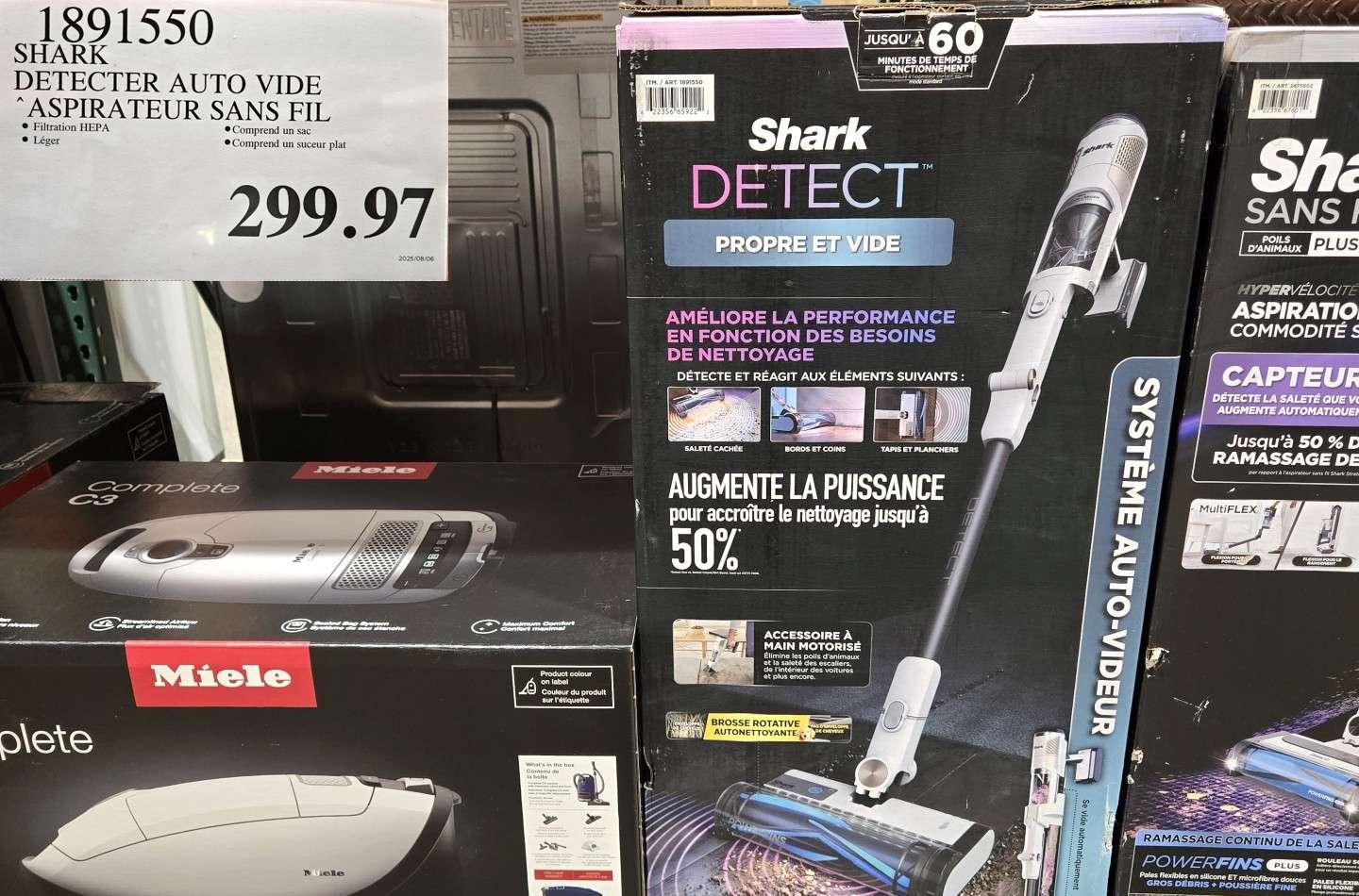 SHARK DETECTER PRO AUTO VIDE ASPIRATEUR-BATON at Costco
