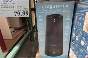 PUREGUARDIAN HUMIDIFIER WARM & COOL + UV - C - Costco Canada deal - Save $20.00 - Home and Kitchen