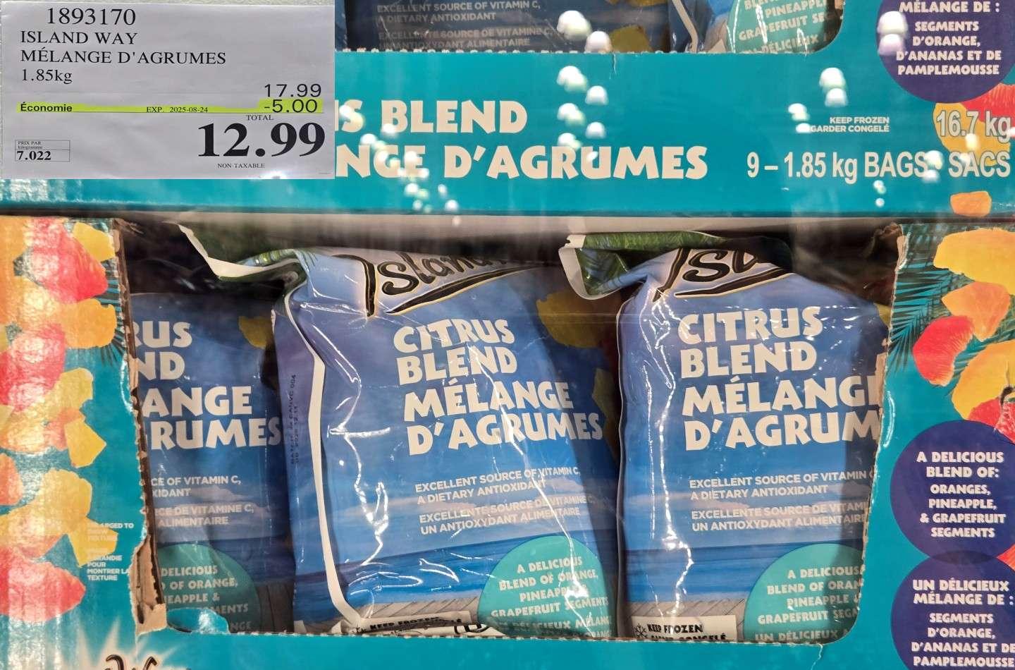 ISLAND WAY MELANGE D'AGRUMES at Costco
