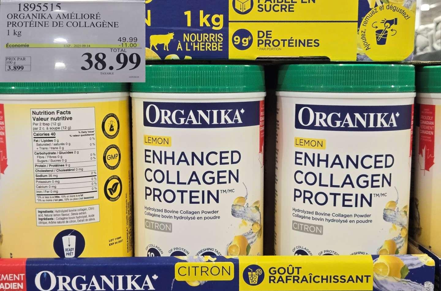 ORGANIKA AMELIORE PROTEINE DE COLLAGENE at Costco