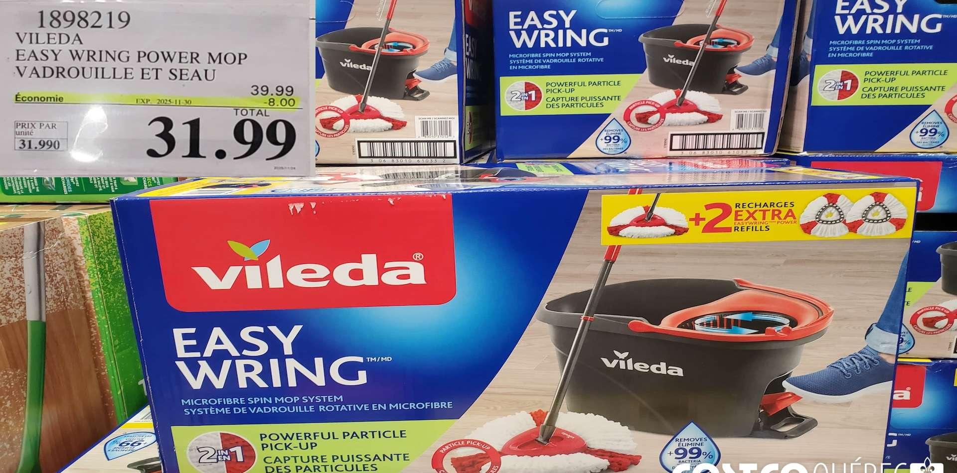 VILEDA EASY WRING POWER MOP VADROUILLE ET SEAU at Costco