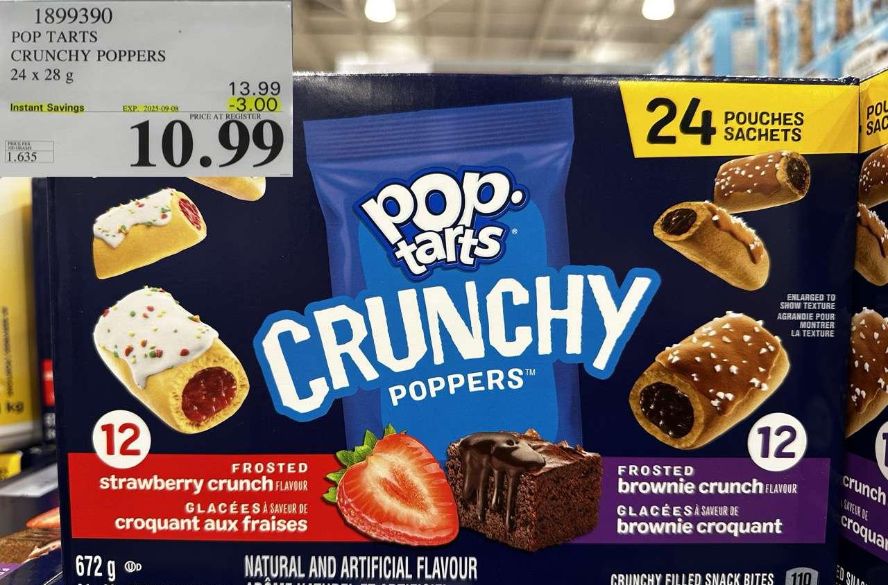 POP TARTS CRUNCHY POPPERS 24 X 28G - Costco Canada deal - Save $3.00 - Food & Beverage
