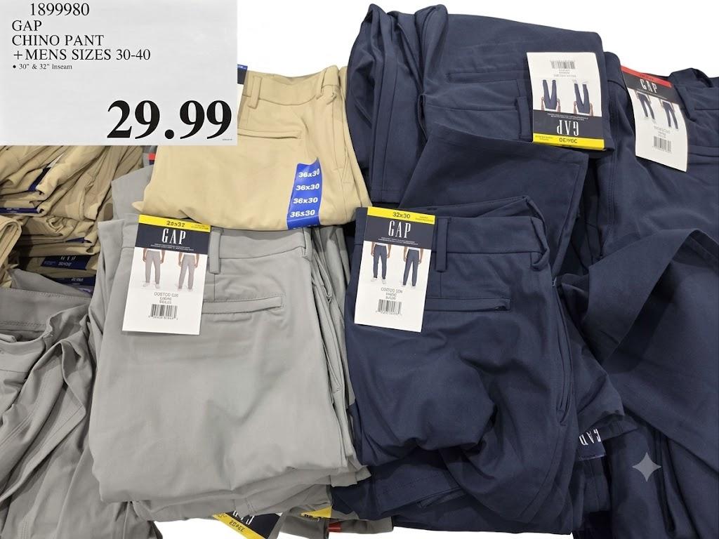 GAP CHINO PANT - Costco Canada deal - Save $10.00 - Clothing and Accessories