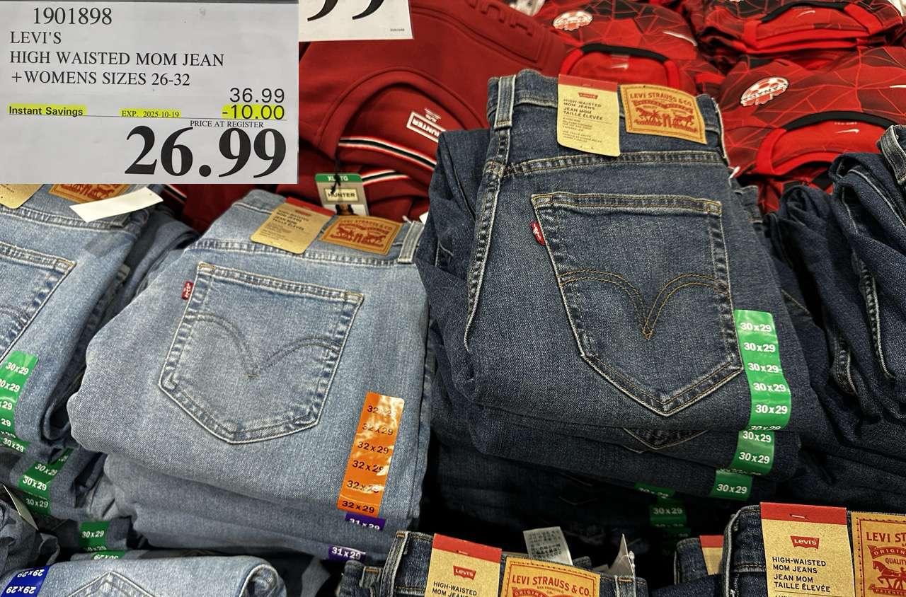 LEVI'S HIGH WAISTED MOM JEAN WOMENS SIZES 26-32 - Costco Canada deal - Save $10.00 - Clothing and Accessories