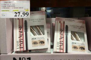 L'OREAL PARADISE LASH PARADISE 1 PRIMER + 2 MASCARA at Costco