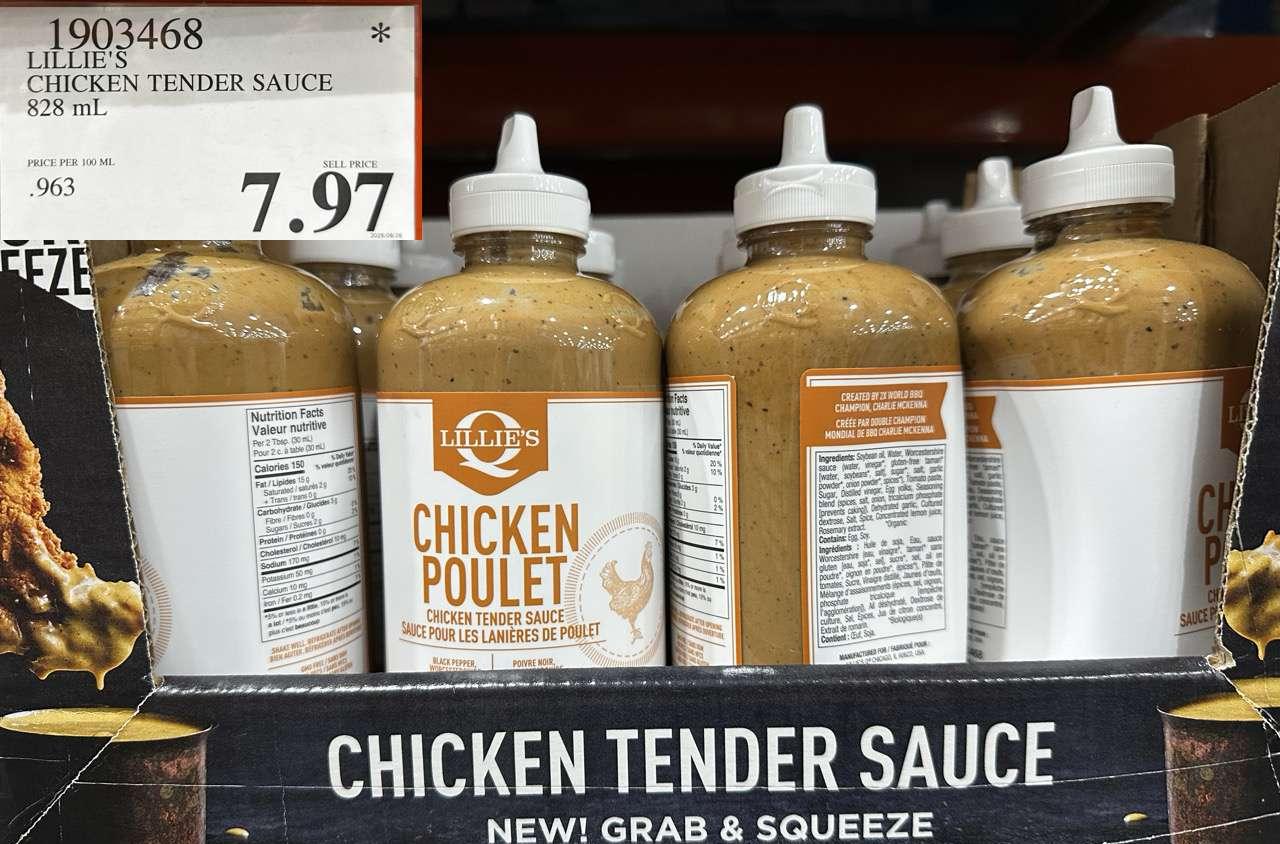 LILLIE'S CHICKEN TENDER SAUCE 828ML at Costco