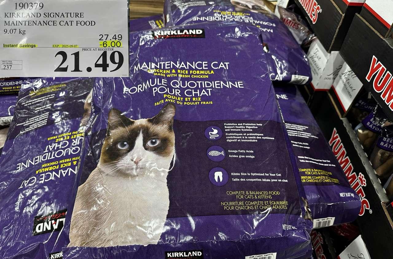 KIRKLAND SIGNATURE SUPER PREMIUM CAT FOOD 9.07 KG - Costco Canada deal - Save $6.00 - Pet