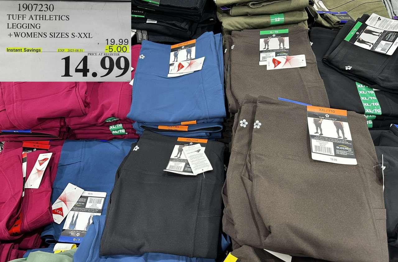 TUFF ATHLETICS LEGGING WOMENS SIZES S-XXL at Costco