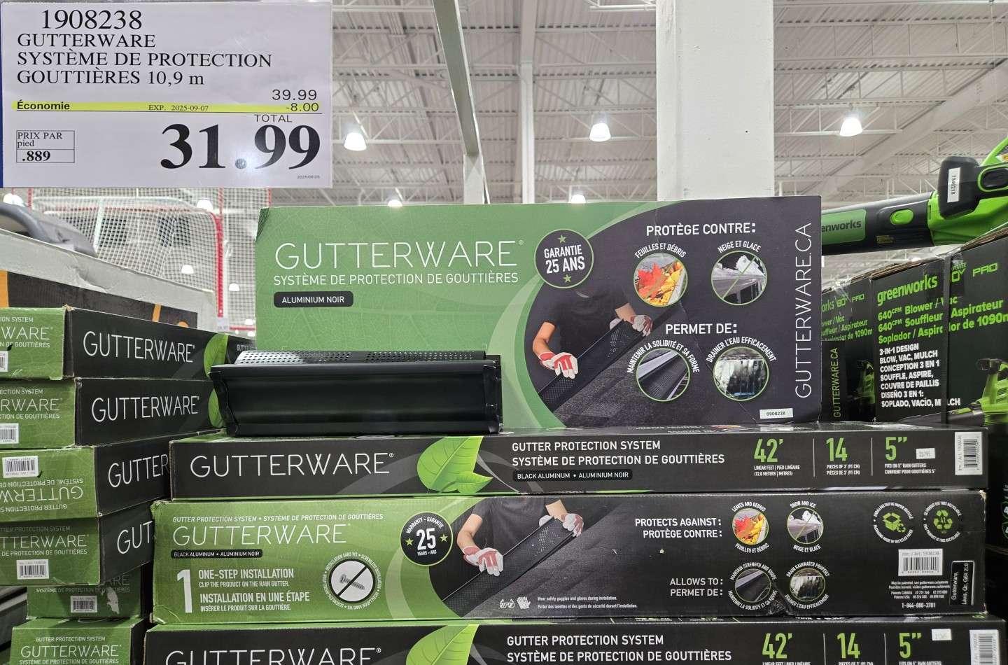 GUTTERWARE SYSTEME DE PROTECTION GOUTTIERES 10,9 m at Costco