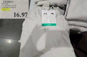 SPYDER 1/4 ZIP PULLOVER WOMENS SIZES L & XL at Costco