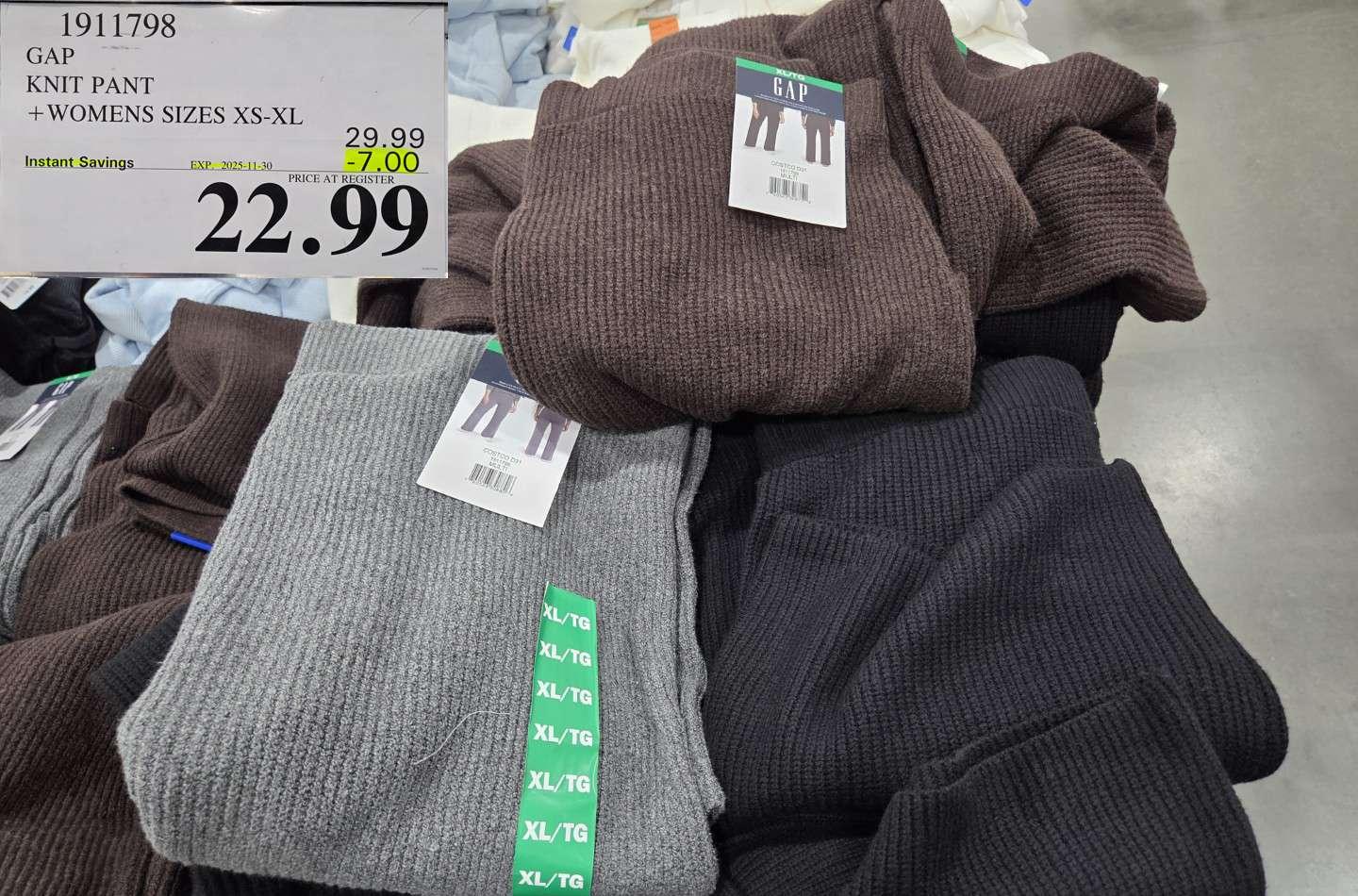 GAP KNIT PANT WOMENS SIZES XS-XL - Costco Canada deal - Save $7.00 - Clothing and Accessories