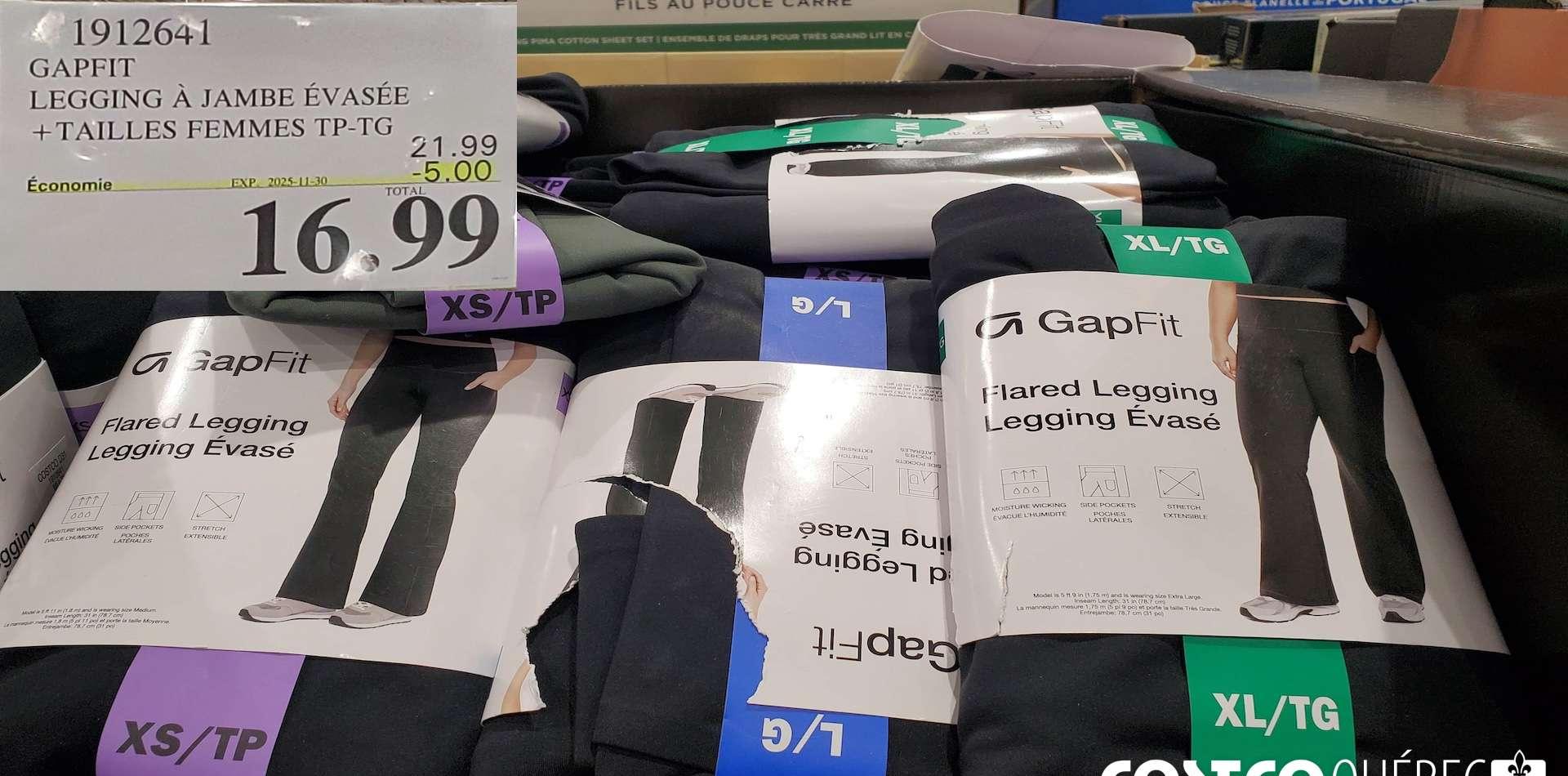 GAPFIT LEGGING A JAMBE EVASEE + TAILLES FEMMES TP-TG , at Costco