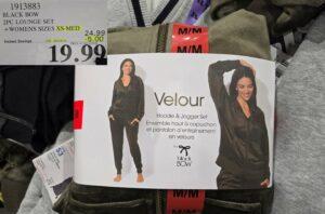 BLAK BOW 2PC LOUNGE SET WOMENS SIZES XS-XL at Costco