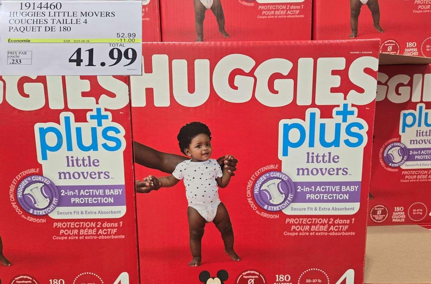 HUGGIES LITTLE MOVERS COUCHES TAILLE 4 PAQUET DE 180 at Costco