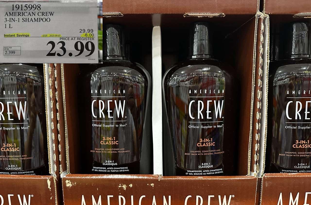 AMERICAN CREW 3-IN-1 SHAMPOO 1L - Costco Canada deal - Save $6.00 - Other