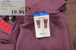 LAZYPANTS FLEECE JOGGER ‘ + WOMENS SIZES XS-XL at Costco