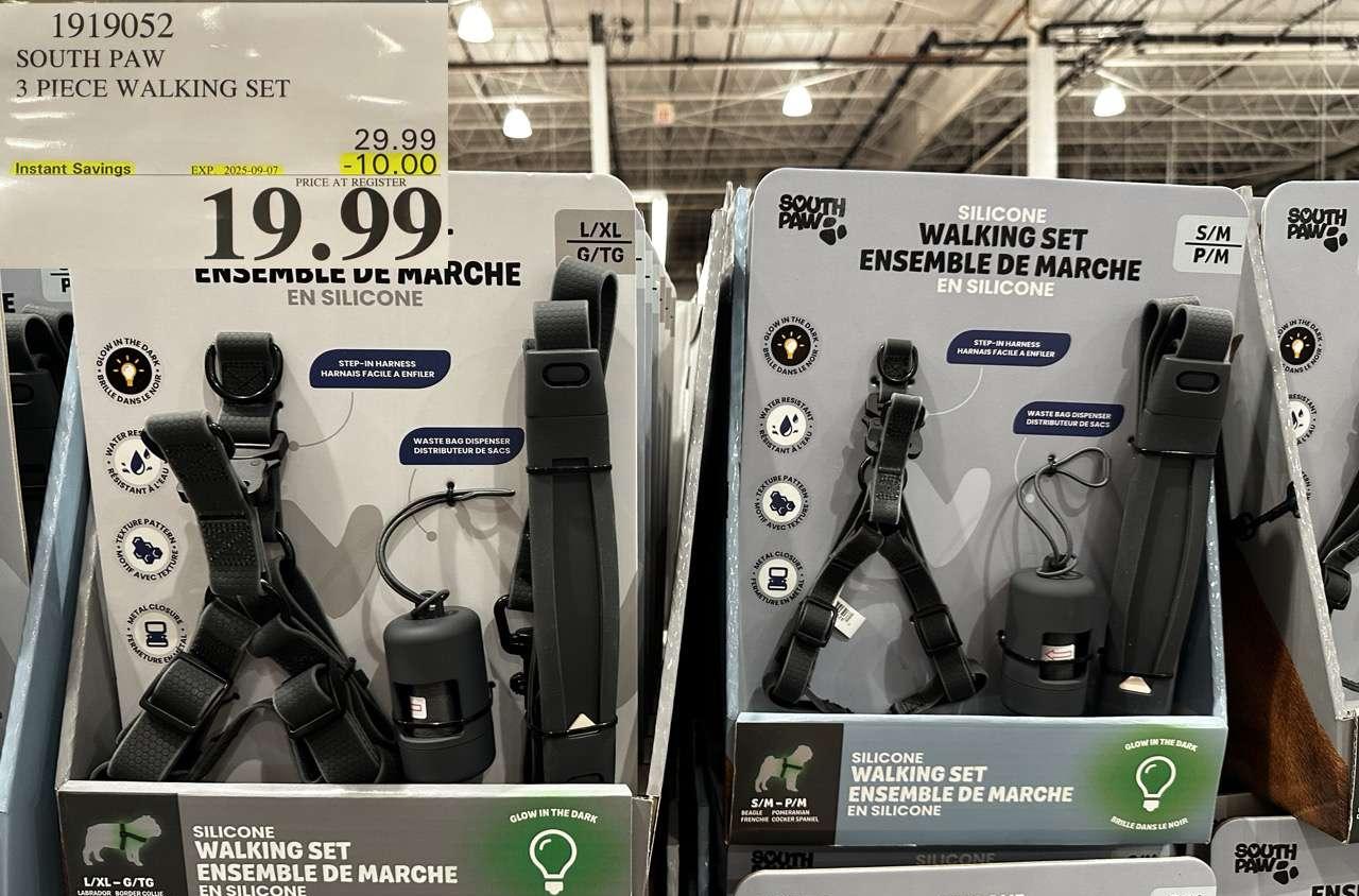SOUTH PAW 3 PIECE WALKING SET - Costco Canada deal - Save $10.00 - Pet