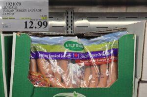 LILYDA TUSCAN’ TURKEY SAUSAGE 2 x 600 g at Costco