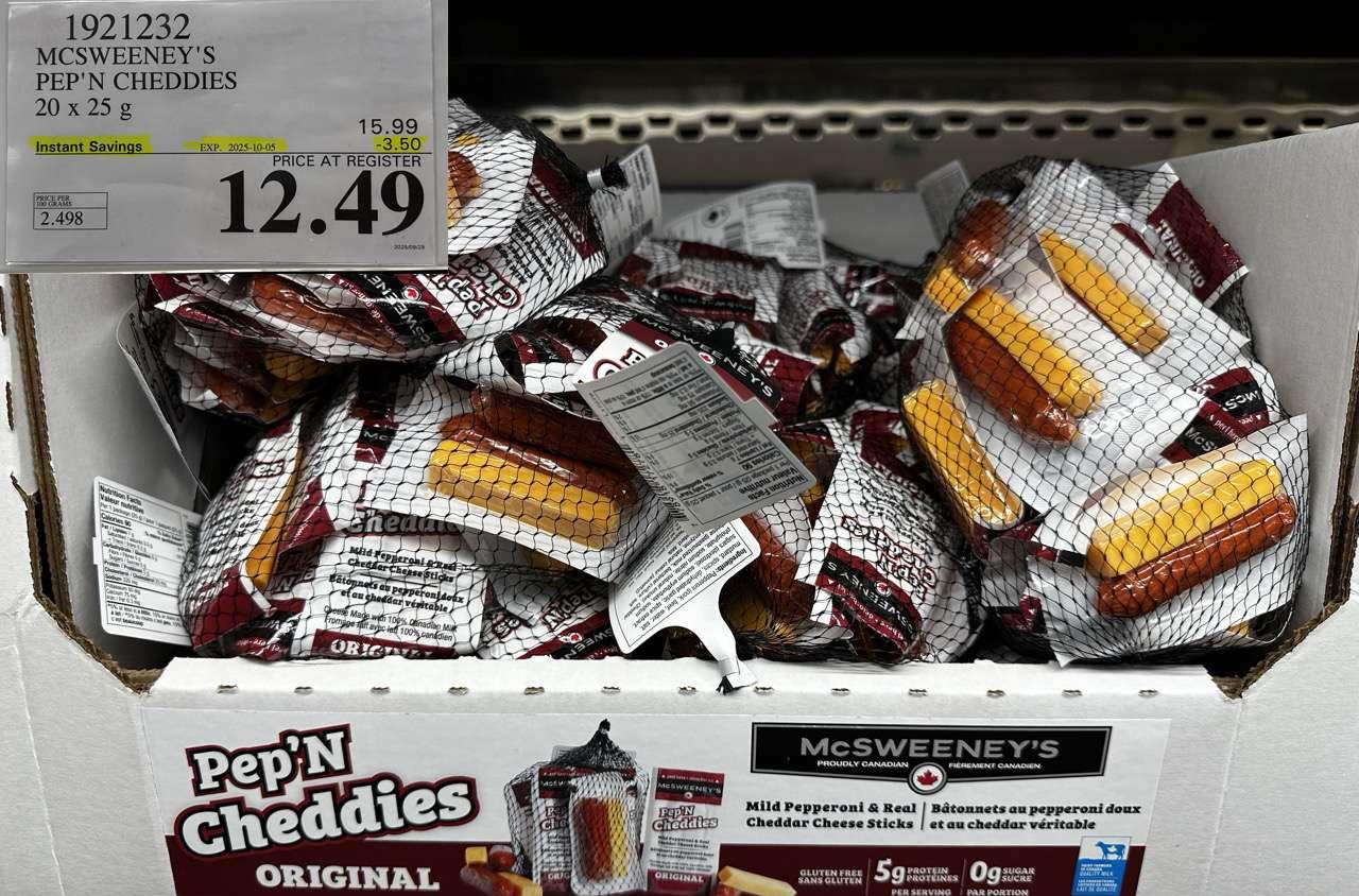 MCSWEENEY'S PEP'N CHEDDIES 20 X 25G at Costco