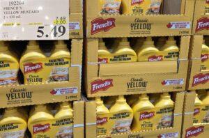 FRENCH'S YELLOW MUSTARD 2 x 830 mL at Costco