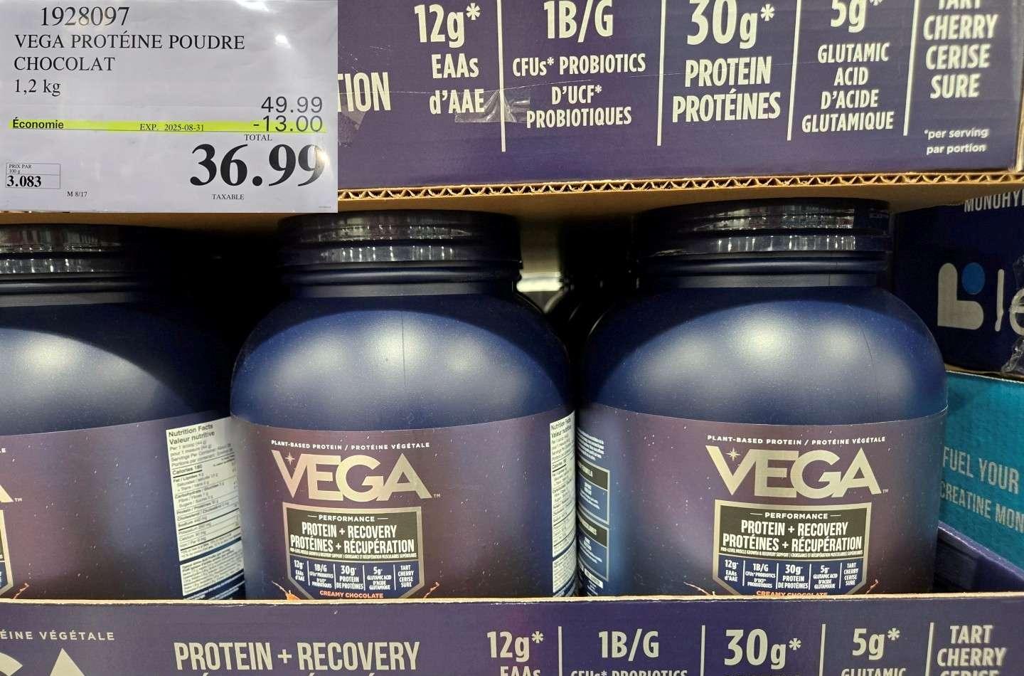 VEGA PROTEINE POUDRE CHOCOLAT at Costco