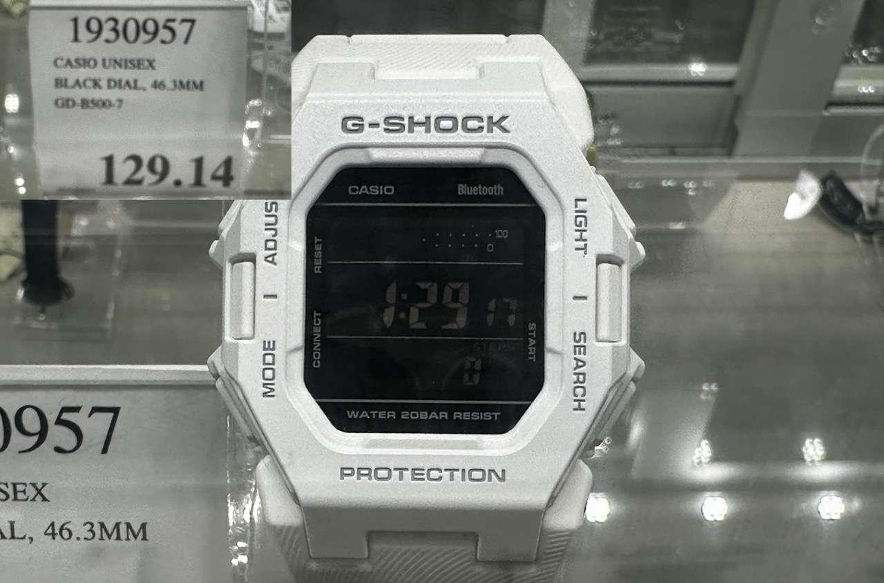 CASIO UNISEX BLACK DIAL 46.3MM GD-B500-7 at Costco