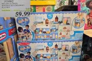 MELISSA & DOUG WOODEN ICE CREAMERY PLAYSET at Costco