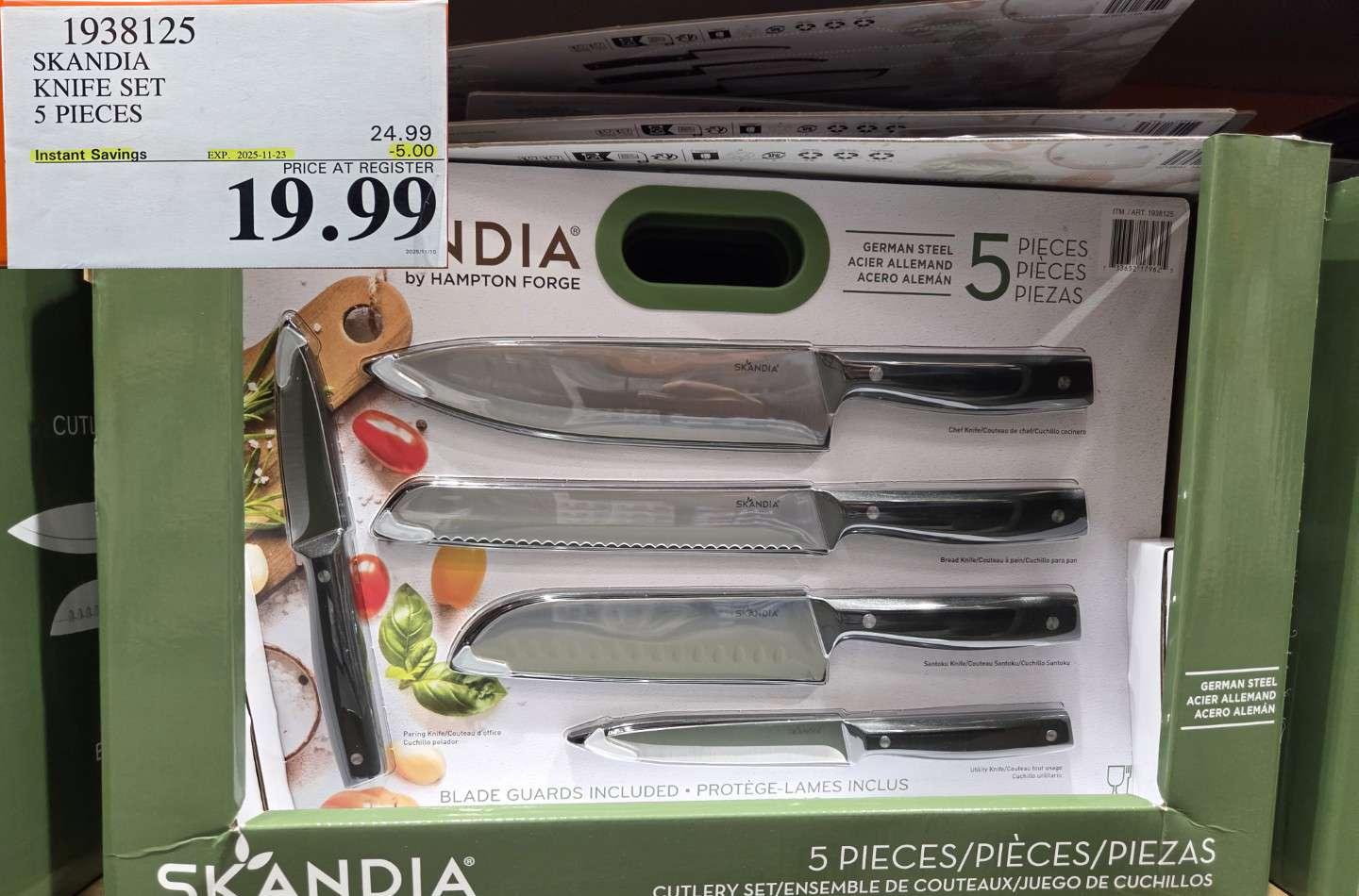 SKANDIA KNIFE SET 6 PIECES at Costco