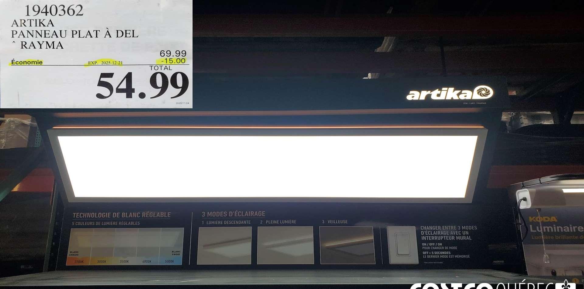 ARTIKA PANNEAU PLAT A DEL *RAYMA at Costco