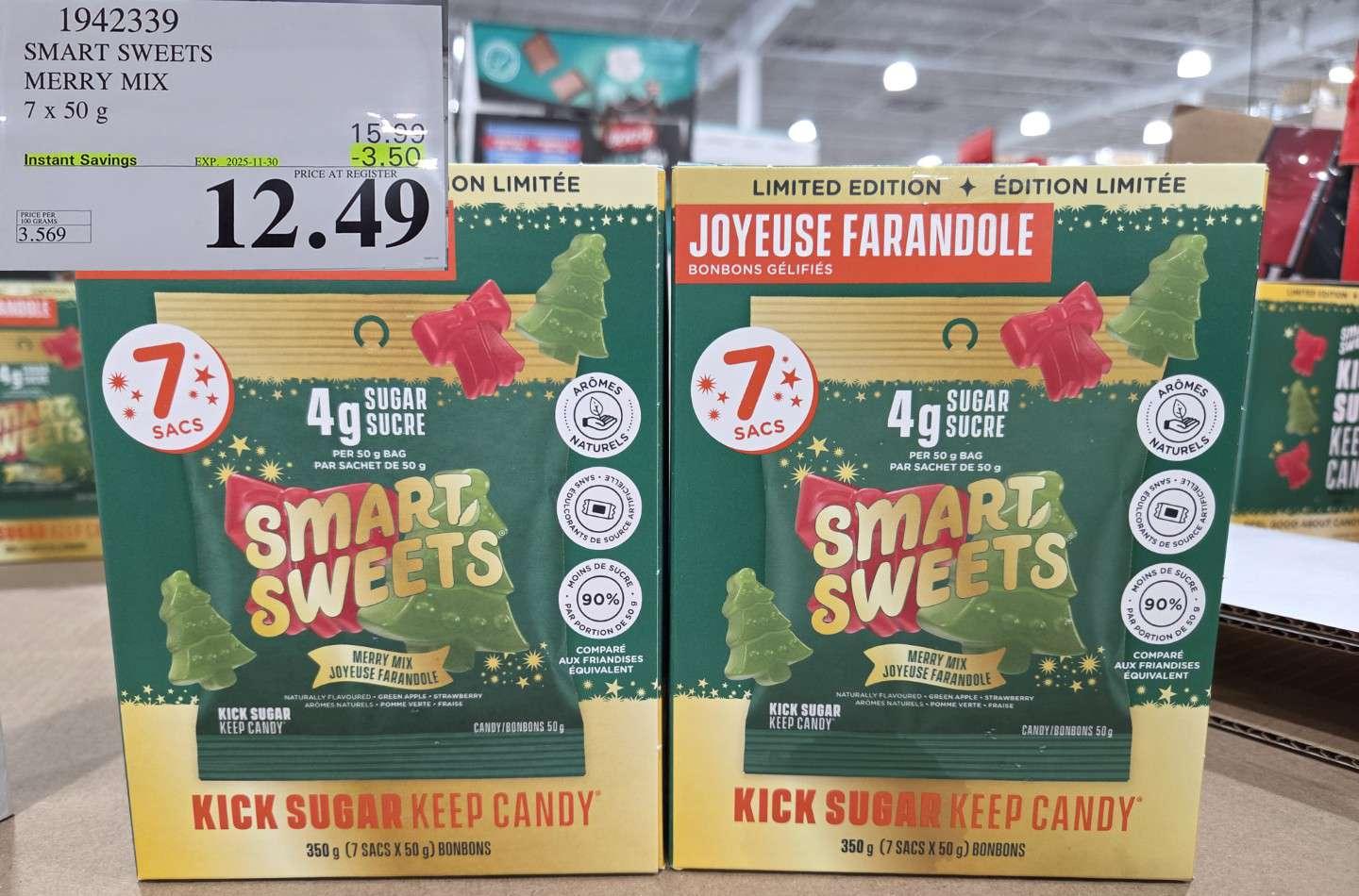 SMART SWEETS MERRY MIX 7 x 50 g - Costco Canada deal - Save $3.50 - Food & Beverage
