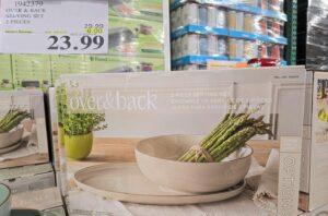 OVER & BACK SERVING SET 2 PIECES at Costco