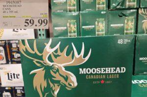MOOSEHEAD CANS 48 x 355 mL at Costco