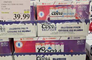 COORS SELTZERS SLUSHIE CANS 24 X 355 mL at Costco