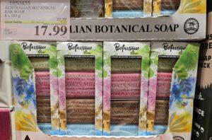 AUSTRALIAN BOTANICAL BAR SOAP 8 X 193G at Costco