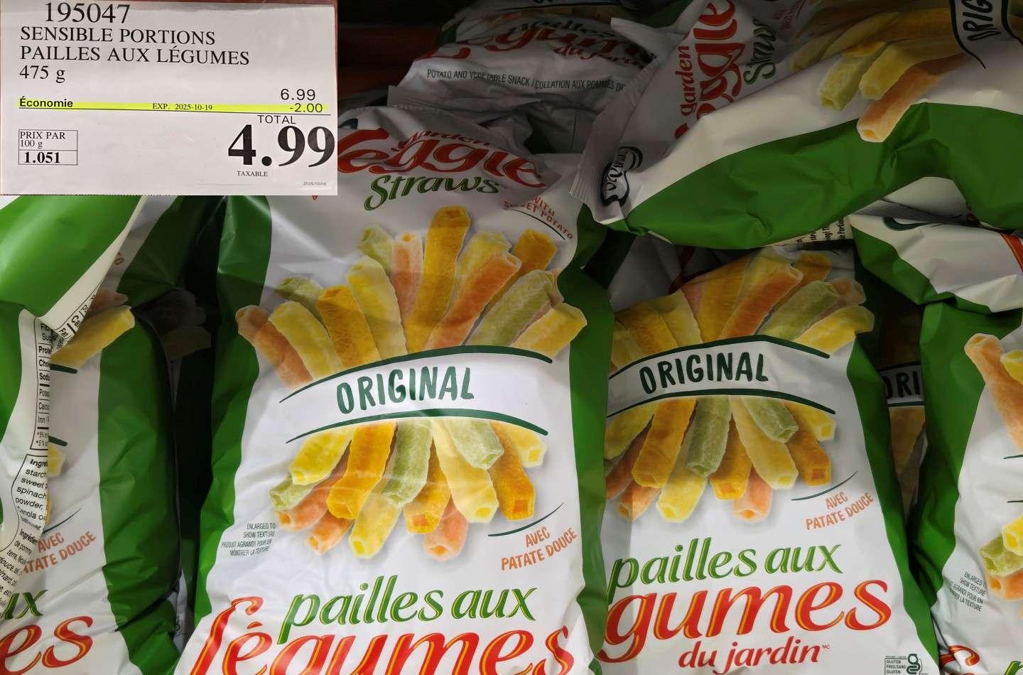 SENSIBLE PORTIONS PAILLES AUX LEGUMES  475 g at Costco