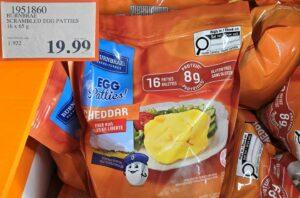 BURNBRAE EGGS AND CHEDDAR PATTY 16 X 65G at Costco