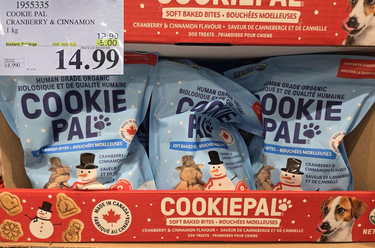 COOKIE PAL CRANBERRY & CINNAMON 1KG at Costco
