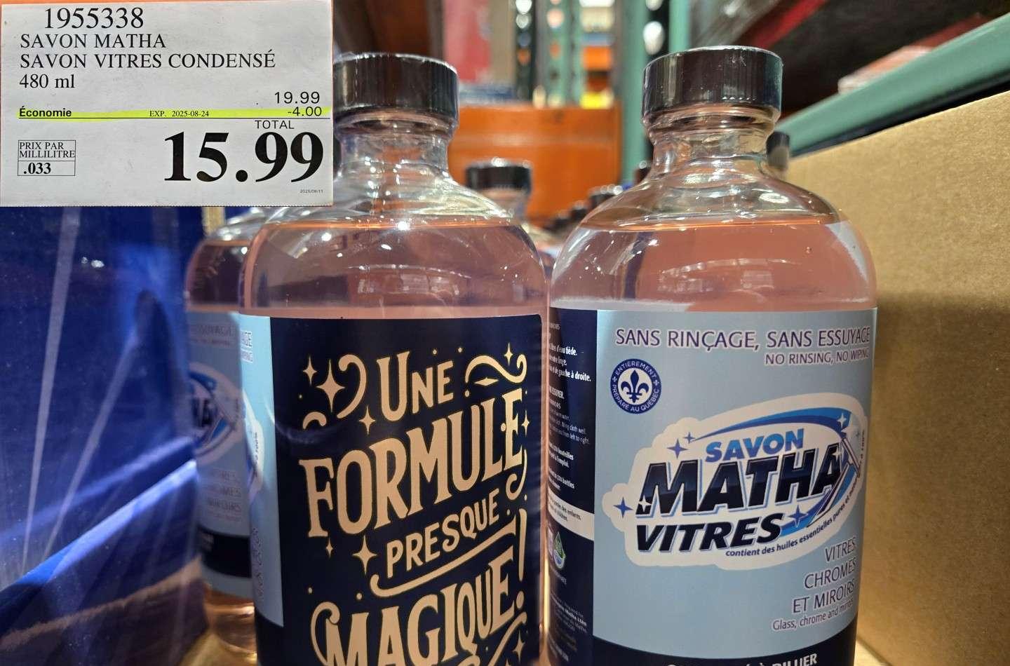 SAVON MATHA SAVON VITRES CONDENSE 480 ml at Costco