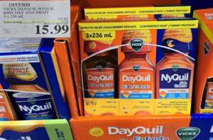 VICKS DAYQUIL/NYQUIL KIDS DAY AND NIGHT 3 X 236ML at Costco