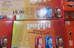 POPPI THROWBACKS 15 x 355 mL at Costco