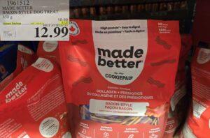 MADE BETTER BACON STYLE DOG TREATS 850G at Costco
